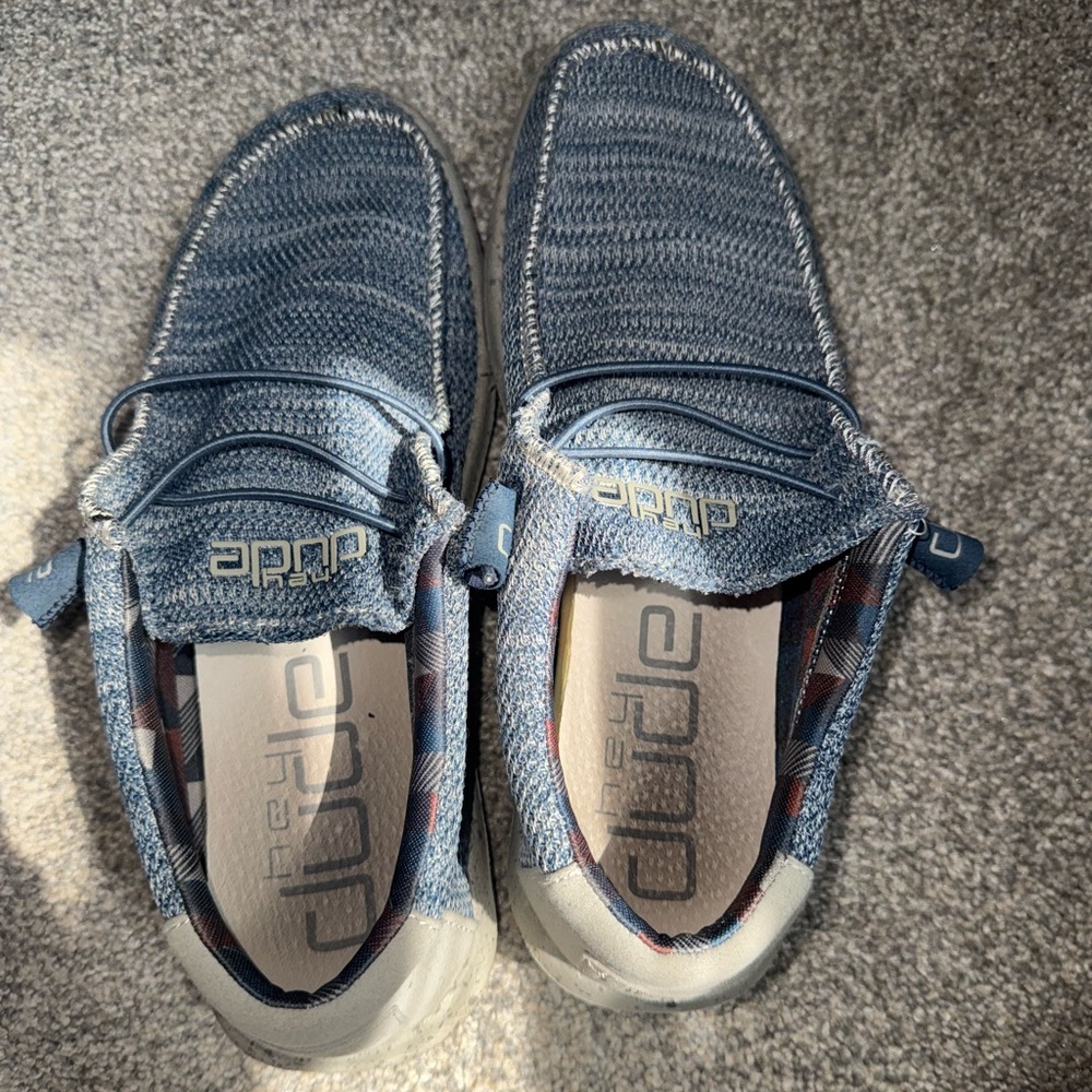 Blue Hey Dude Shoes